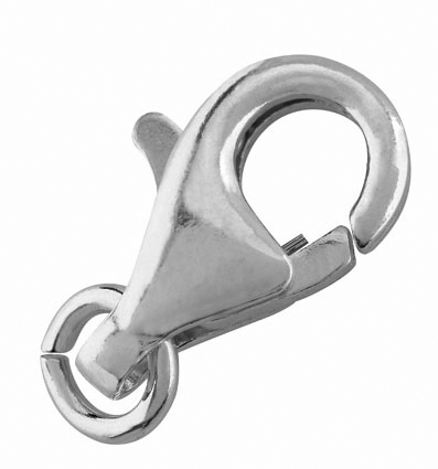 MENOTTE BOMBEE AVEC ANNEAU LIBRE MQBA OR GRIS 750ème